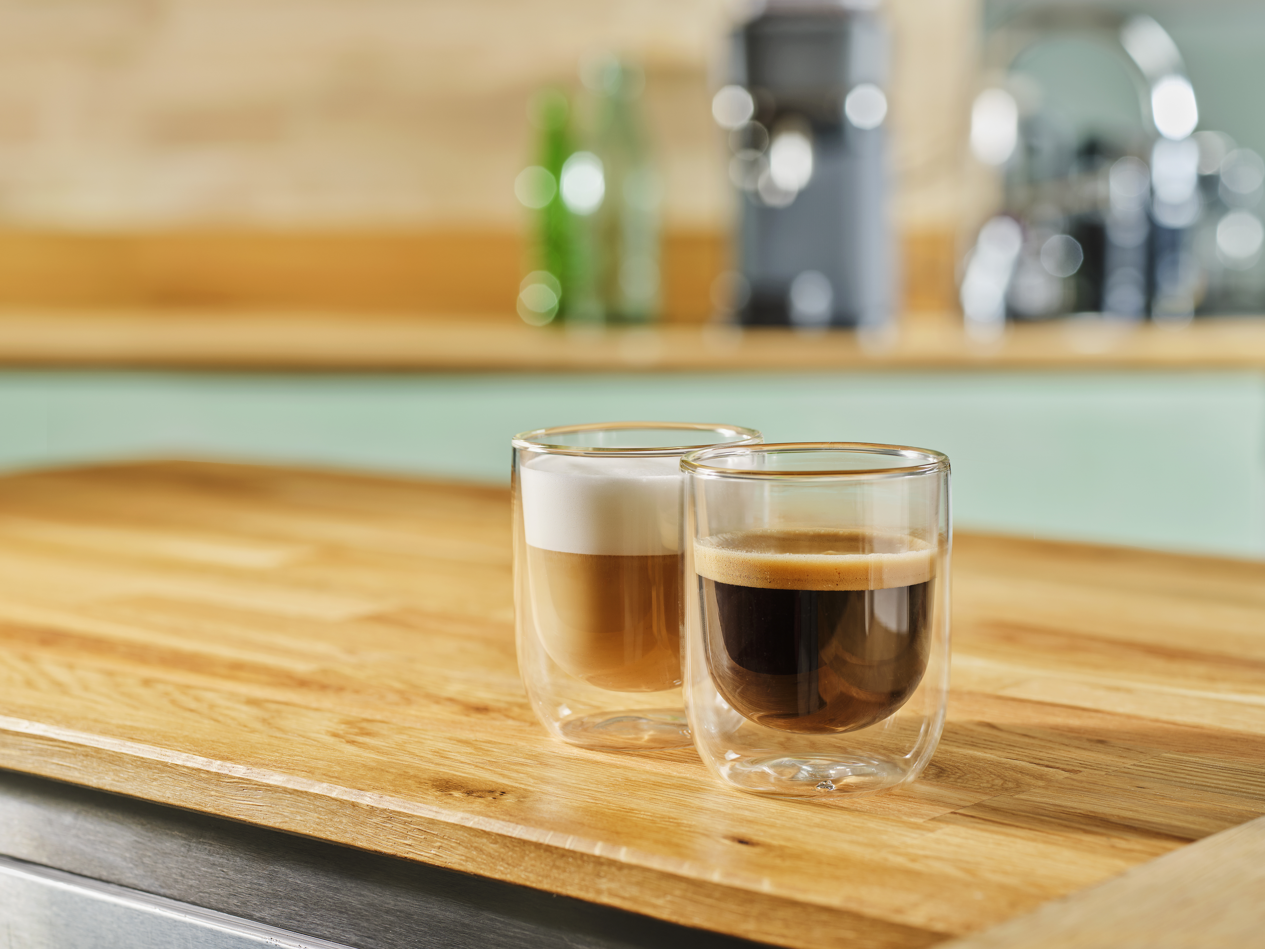 Doppio doppelter Espresso Crema Extraktion