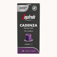 Segafredo Cadenza Espresso Dark - 10 capsules de café