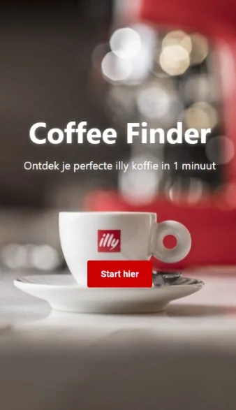 Illy finder start product tile desk